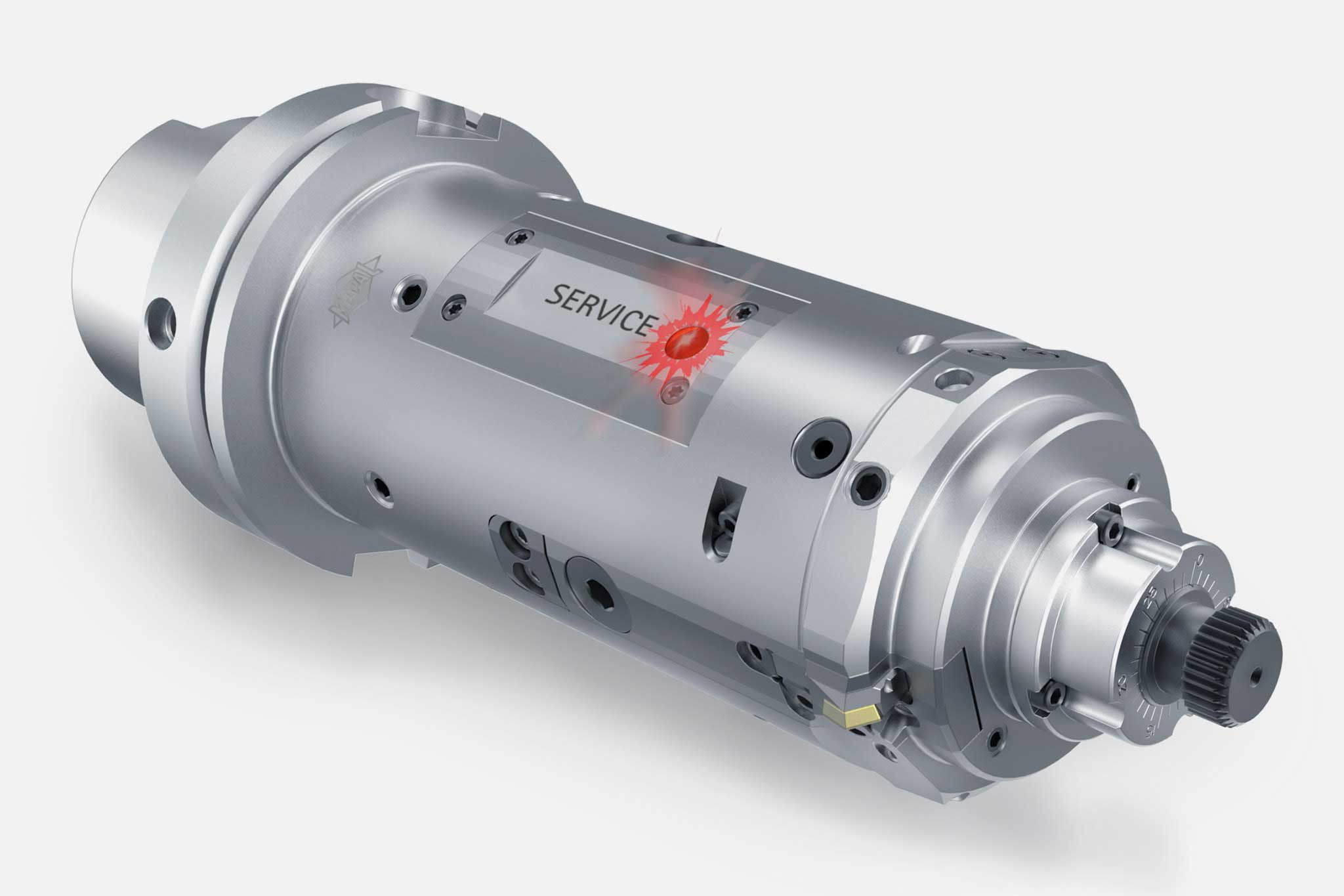 An independent service display extends the service life of MAPAL actuating tools.