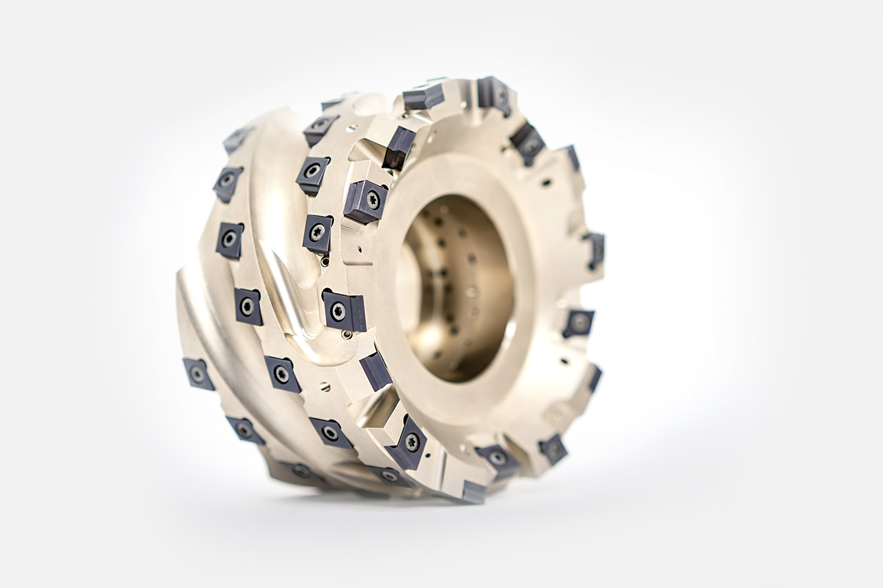 A helix milling cutter from MAPAL. A helix milling cutter from MAPAL.