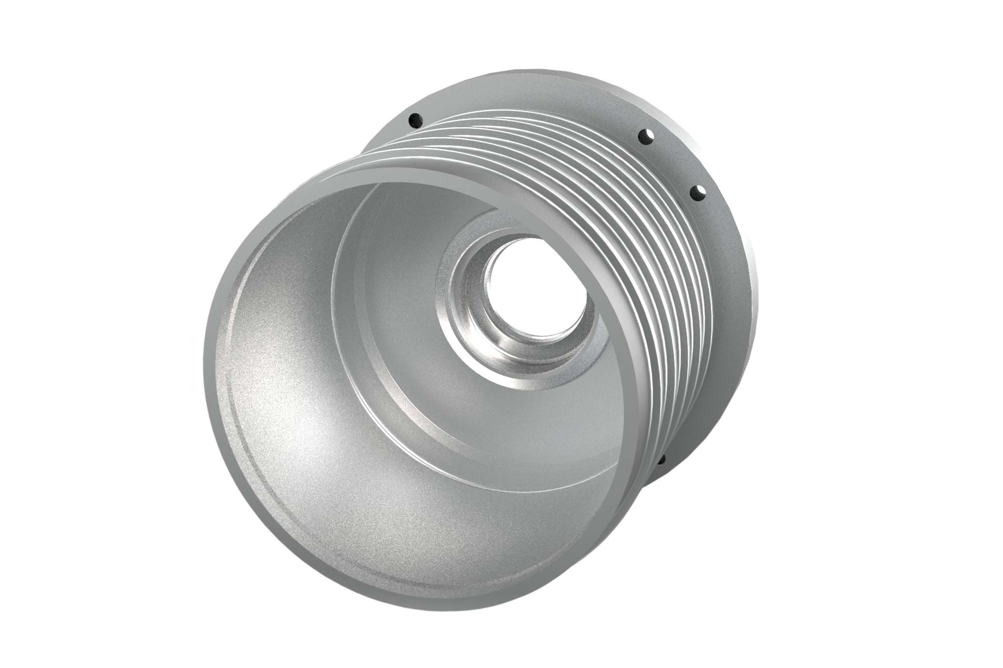 The photo shows the HPR400 with PCD cutting edges for stator housings.