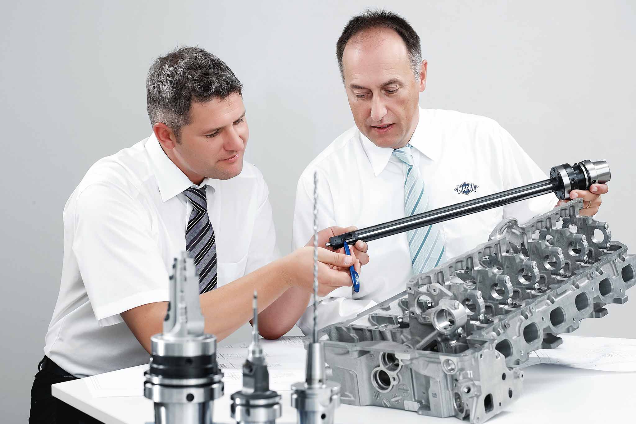 Well-founded design of the machining process by specialists from MAPAL.