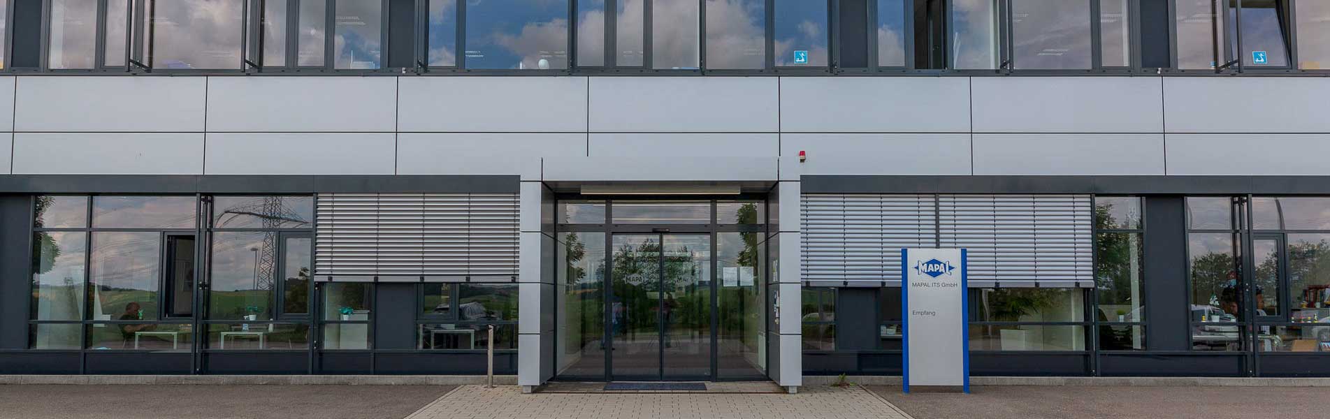 The picture shows an outside view of MAPAL ITS in Eppingen.