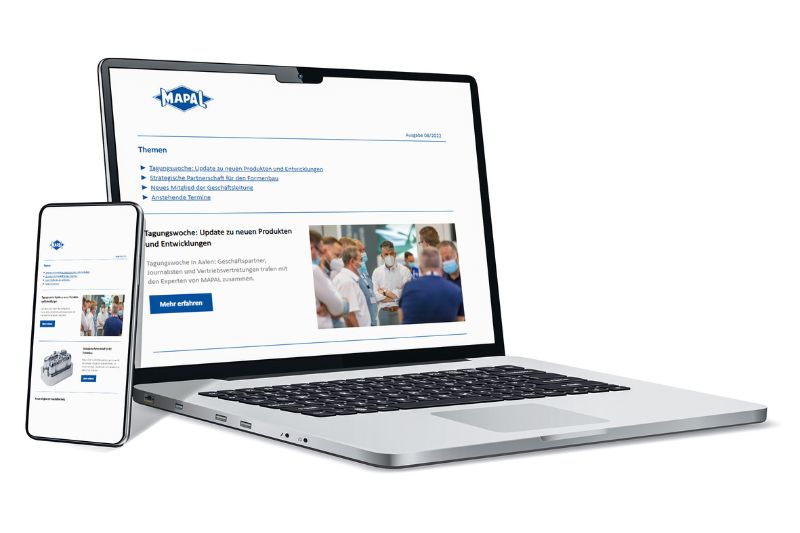 MAPAL E-Mail-Newsletter Anmeldung