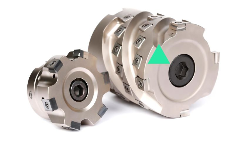 Photo of the Neomill-Alu-Rough with large chip spaces.