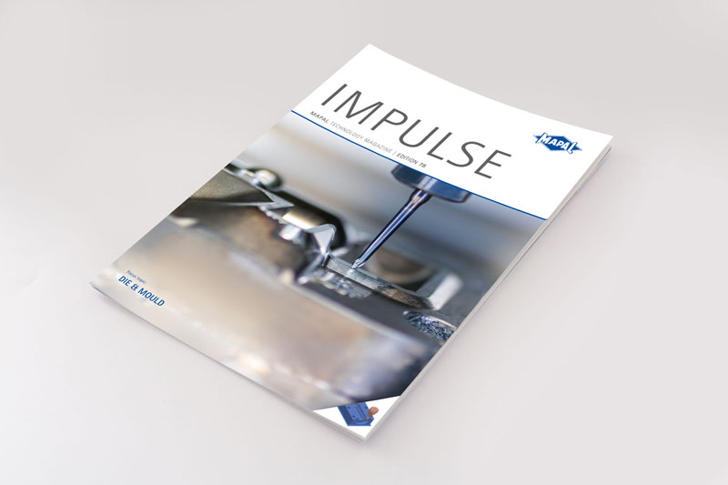 Edition 78 of the Impulse technology magazine from MAPAL.