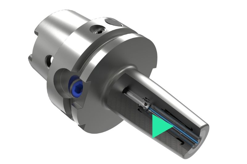 Photo of the Uniq-DirectCool with integrated cooling channels.