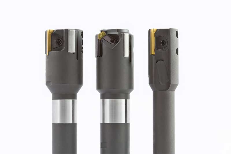 The picture shows various reaming and fine boring tools, the core competence of MAPAL.
