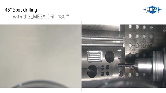 マパール MEGA-Drill-Composite(SCD271)内部給油X5D ▽490-9411  SCD271-1100-2-2-090HA05-HC611 1本