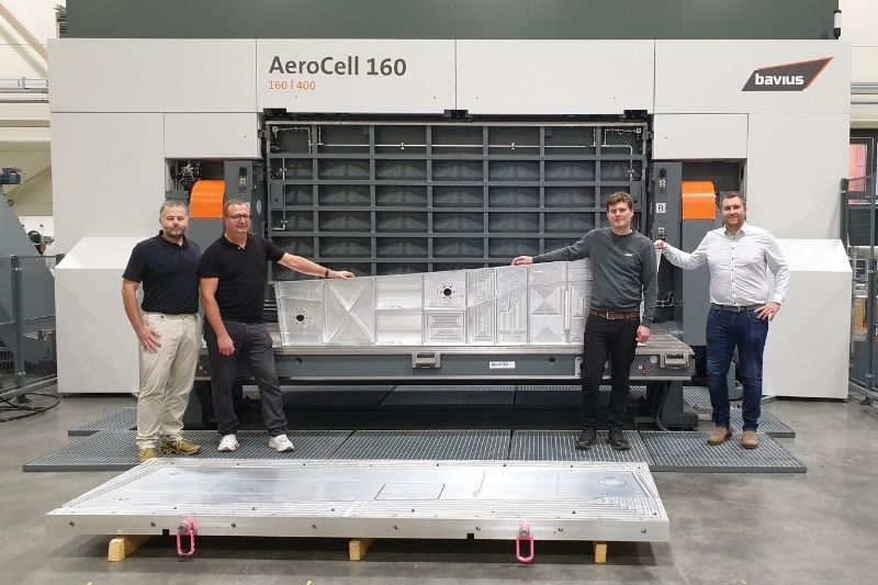 The team members involved in the project: Jens Ilg, Alexander Follenweider, Stefan Diem and Dominik Merz.