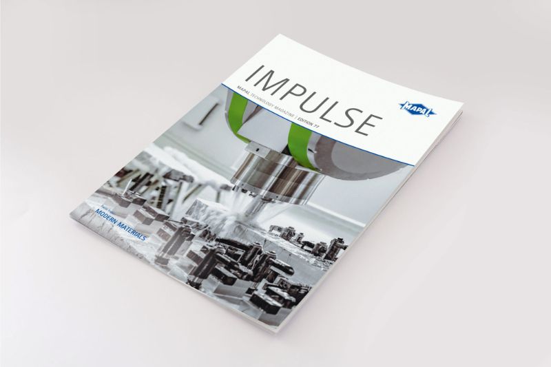 Edition 77 of the Impulse technology magazine from MAPAL.