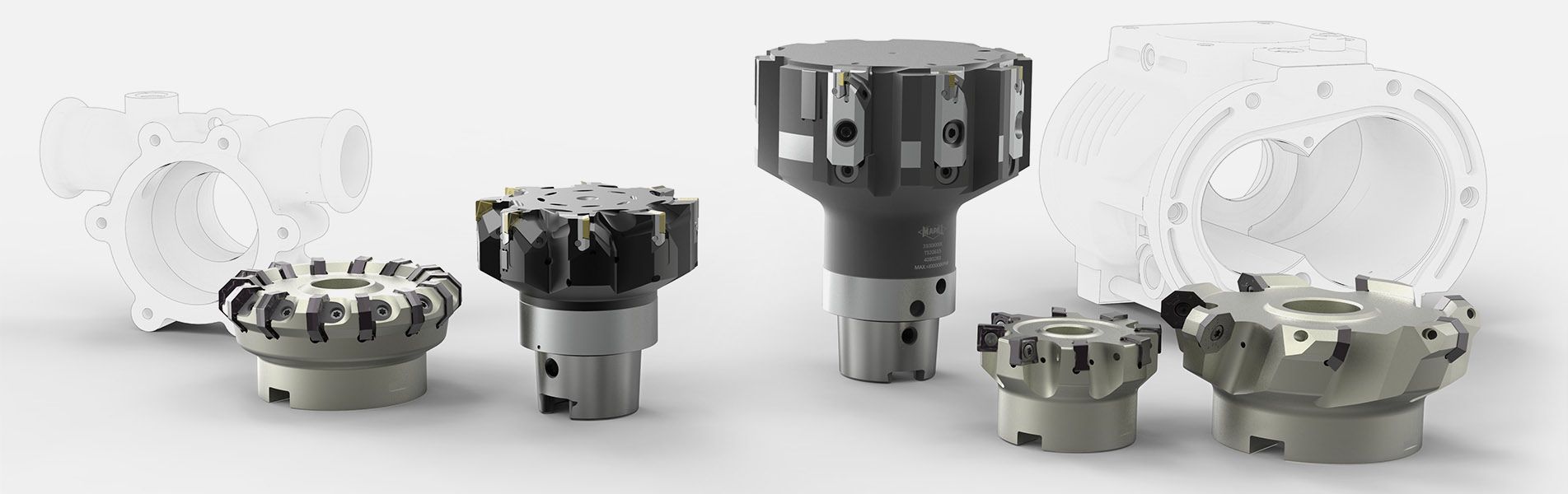 Newly developed tool solutions for steel and cast iron processing.
